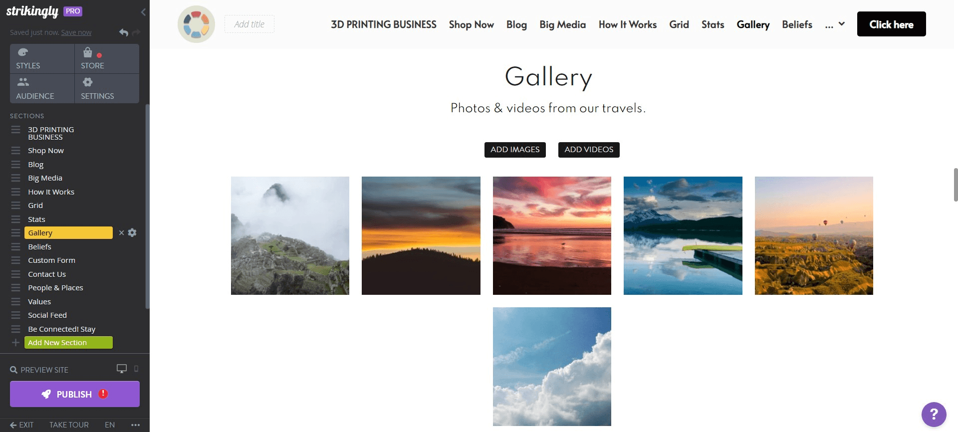 Strikingly Gallery Strikingly Gallery